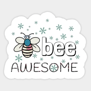 Bee Awesome Sticker